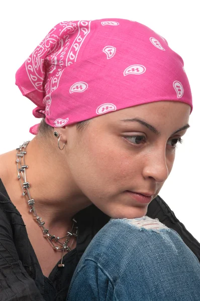 Sobrevivente do cancro da mama — Fotografia de Stock
