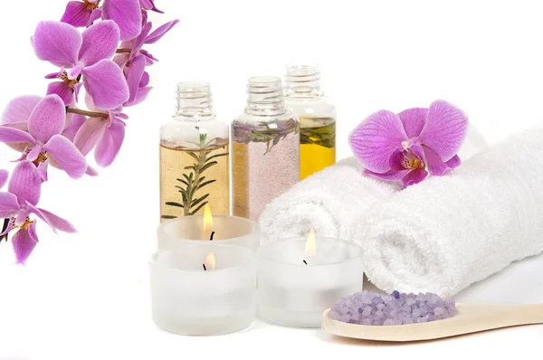Kaplıca tedavisi ve aromaterapi — Stok fotoğraf