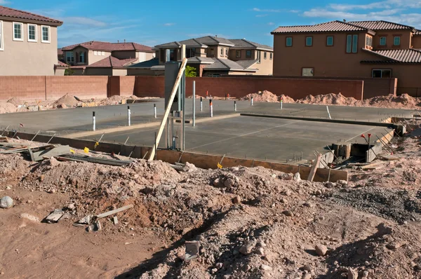 Fundación de una nueva casa de lujo — Foto de Stock