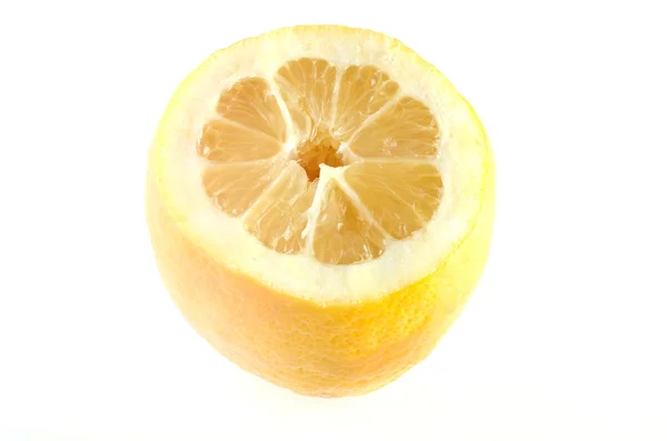 A fele az érett citrom. — Stock Fotó