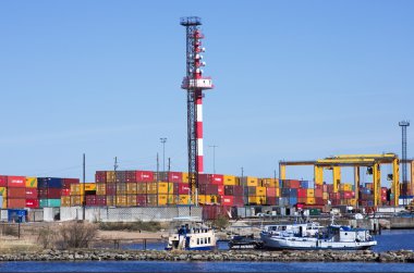 bağlantı noktası işlem kapsayıcı. Kronstadt, st. petersburg, Rusya Federasyonu