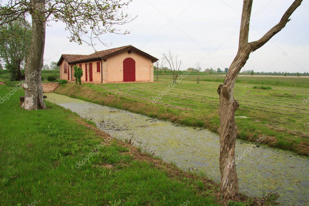 Landscape of the Veneto countryside