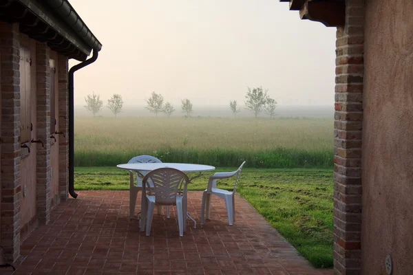 stock image Landscape of the Veneto countryside at dawn