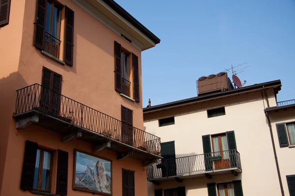 Σπίτια σε Menaggio (Como) — Φωτογραφία Αρχείου