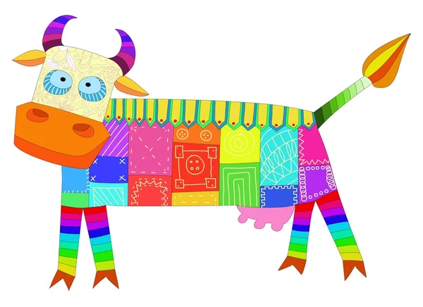 stock vector Design cow.