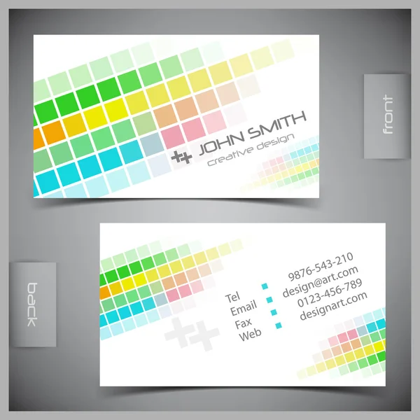Set of creative business cards — Stock Vector