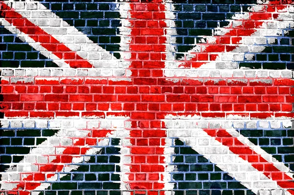 Ladrillo pared Gran Bretaña — Foto de Stock