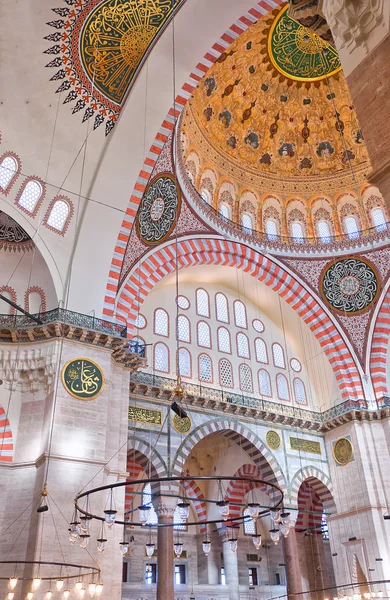 Interior de la mezquita de Suleiman 04 — Foto de Stock