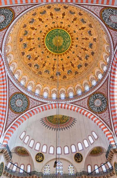 Meczet Sulejmana wnętrza 03 — Zdjęcie stockowe