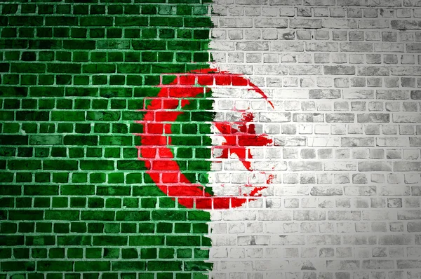 Parede de tijolo Argélia — Fotografia de Stock
