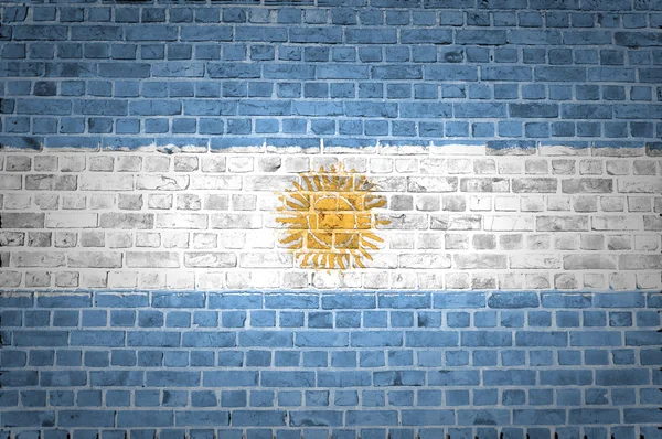 Ziegelmauer Argentinien — Stockfoto
