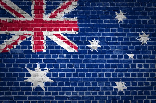 Cegła mur australia — Zdjęcie stockowe