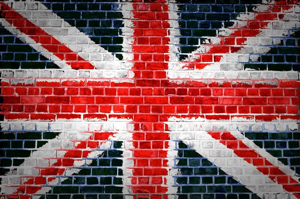 Mur de briques Grande Bretagne — Photo