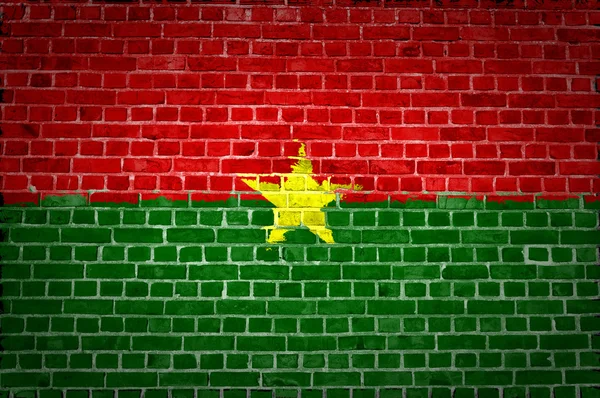 Tegel vägg BurkinaFaso — Stockfoto