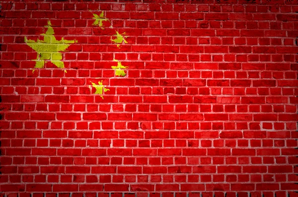Cegła Mur Chiny — Zdjęcie stockowe