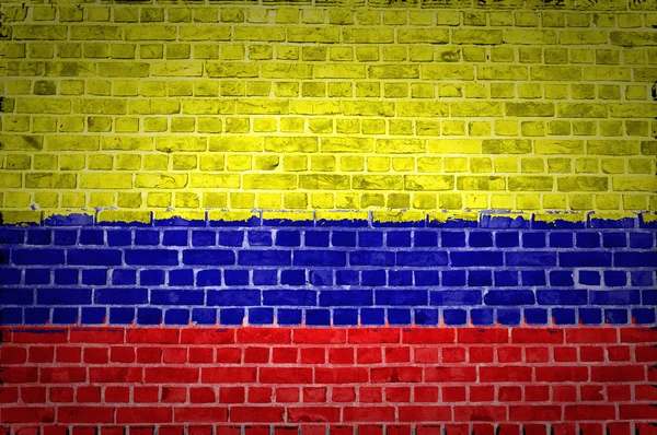 Muro di mattoni Colombia — Foto Stock