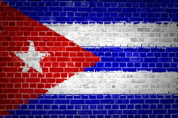 Tuğla duvar Küba — Stok fotoğraf
