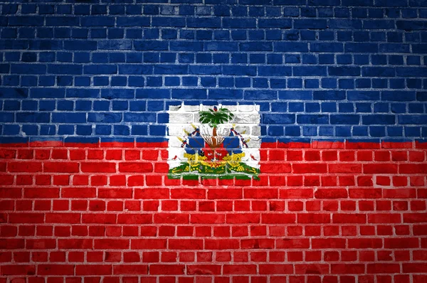 Τούβλο τοίχων Αϊτή — Φωτογραφία Αρχείου