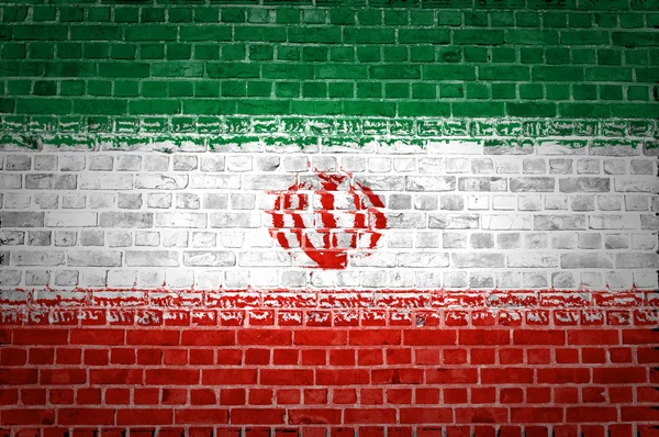 Ziegelmauer iran — Stockfoto