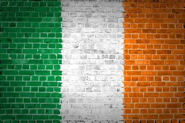 Tegel vägg Irland — Stockfoto