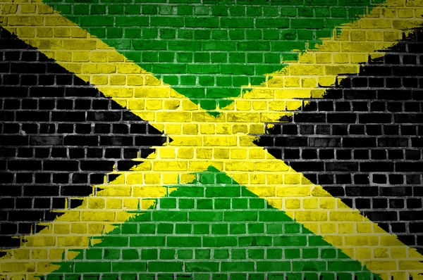 Muro di mattoni Giamaica — Foto Stock