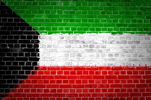 Cihlová zeď Kuvajt — Stock fotografie