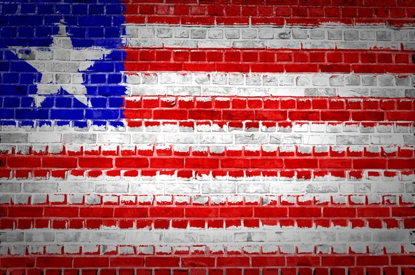 Muro de ladrillo Liberia — Foto de Stock