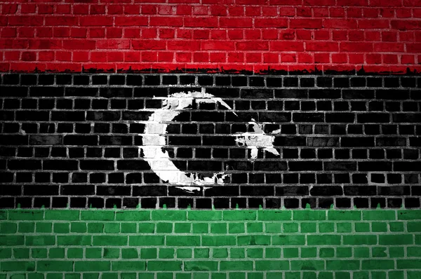 Muro di mattoni Libia — Foto Stock