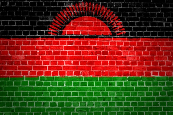 Muro di mattoni Malawi — Foto Stock