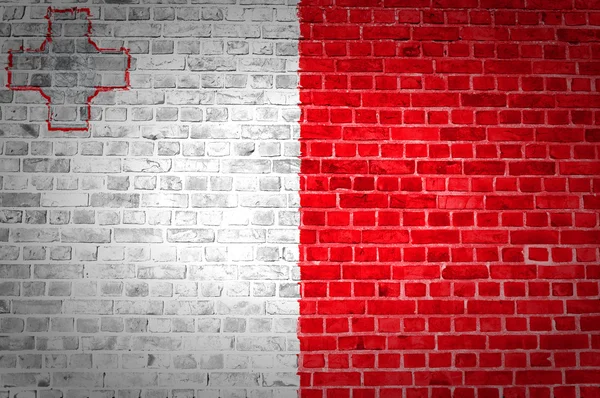 Brick Wall Malta — Stock Photo, Image