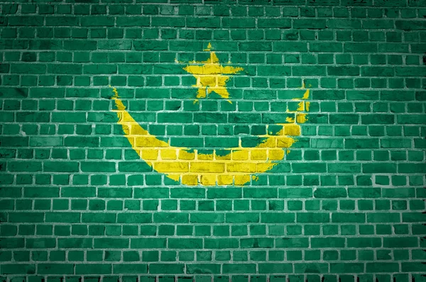 Cihlová zeď Mauretánie — Stock fotografie