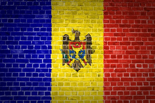 Τούβλο τοίχων Μολδαβία — Φωτογραφία Αρχείου