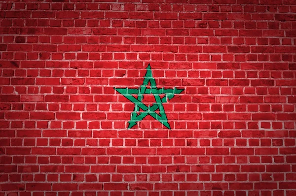 Muro di mattoni Marocco — Foto Stock