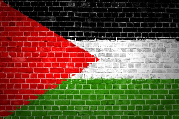 Cihlová zeď Palestina — Stock fotografie