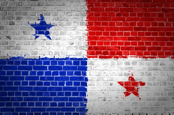 Cegła mur Panamy — Zdjęcie stockowe