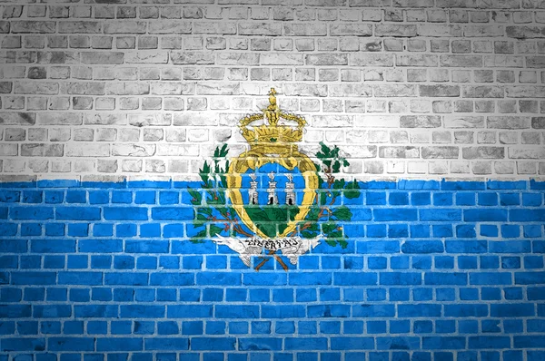 Brick Wall San Marino — Stock Photo, Image