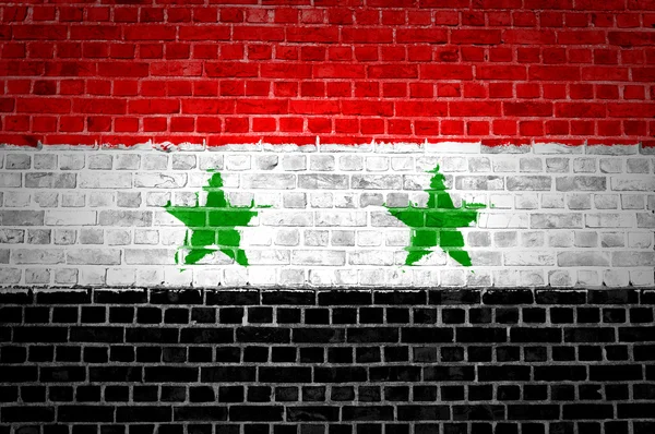 Bakstenen muur Syrië — Stockfoto