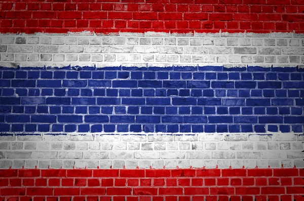 Tuğla duvar Tayland — Stok fotoğraf