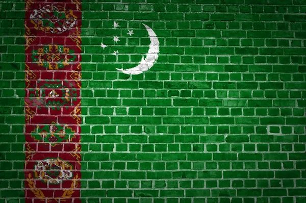 Brick Wall Turkmenistan — Stock Photo, Image
