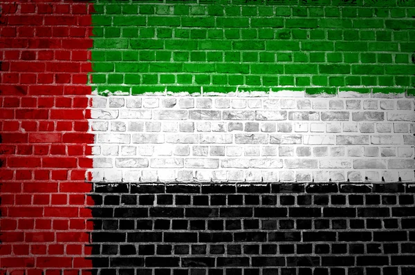Parede de tijolo Emirados Árabes Unidos — Fotografia de Stock