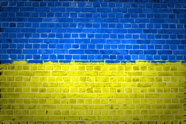 Mur de briques Ukraine — Photo