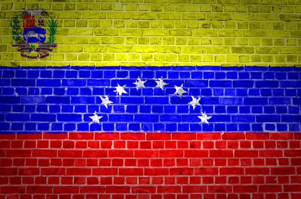 Ziegelmauer venezuela — Stockfoto