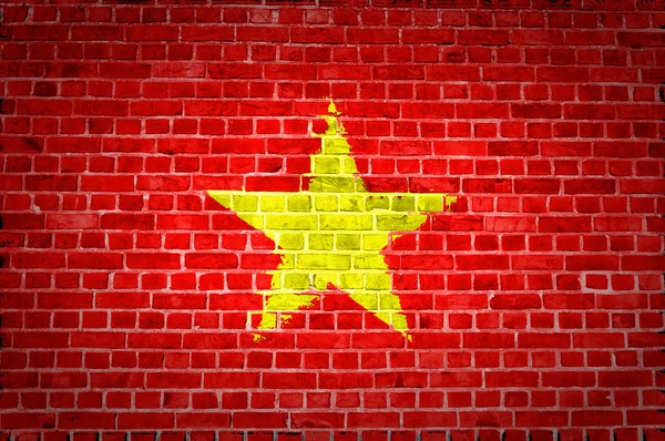 Muro de ladrillo Vietnam —  Fotos de Stock