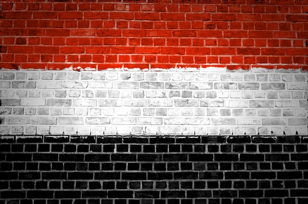Mur de briques Yémen — Photo