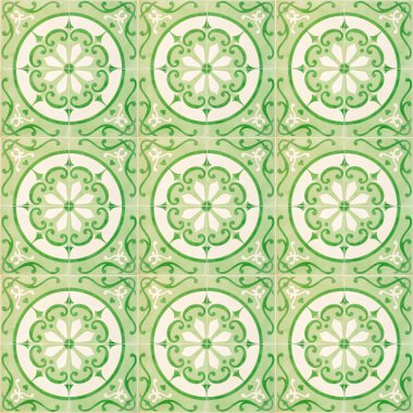 Seamless ceramic tiles 01 clipart