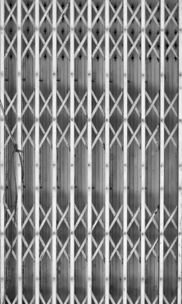 Steel shutters mono — Stock Photo, Image