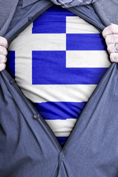 Řecký podnikatel — Stock fotografie