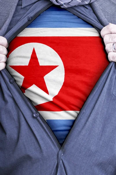 Biznesmen Korei Północnej — Zdjęcie stockowe