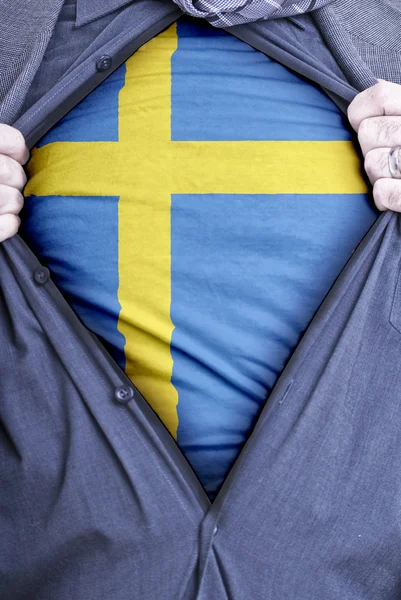 Svensk affärsmansurinamer επιχειρηματίας — Stockfoto