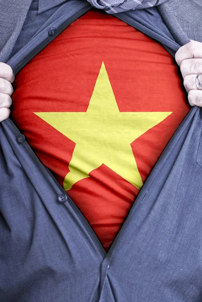 Vietnamský obchodník — Stock fotografie